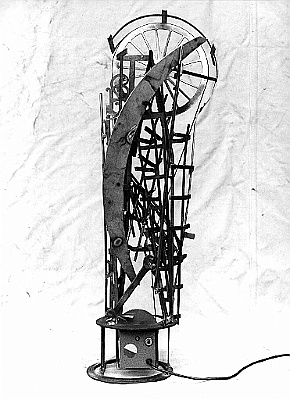 1995 - Raederfigur mit Halbmond - 88.5x31x26 cm(2)